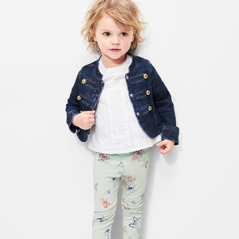 GAP Icon Denim Band Jacket